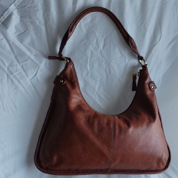 Talbots Brown Leather Hobo Bag - Picture 12 of 15